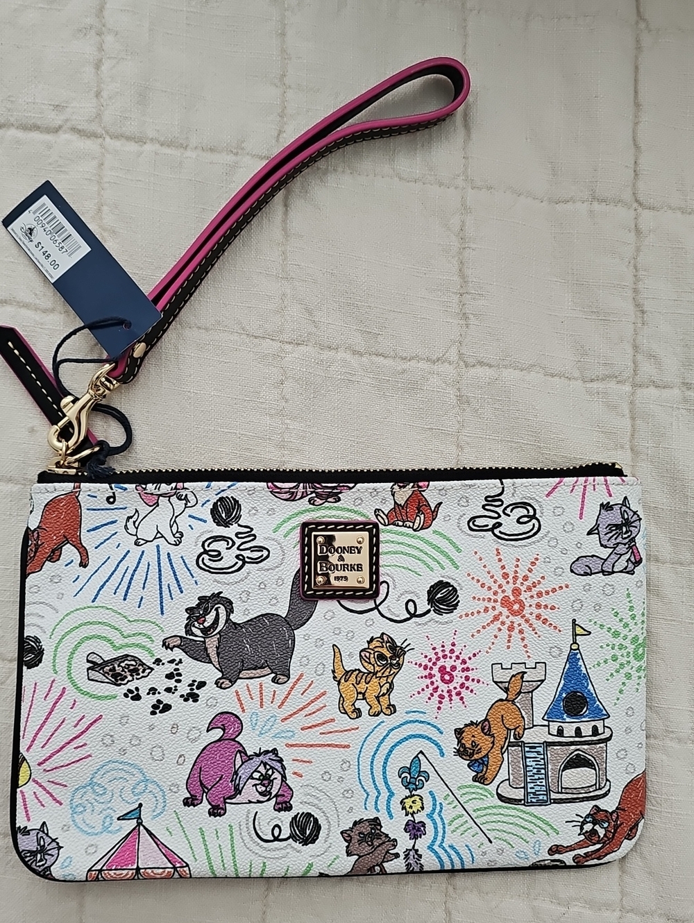 Dooney & Bourke Disney Cats Wristlet